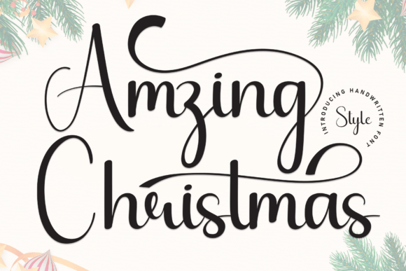 Amazing Christmas: The Handwritten Typeface for Festive Campaigns