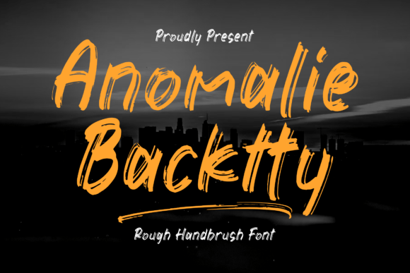 Anomalie Backtty: A Rough Handbrush Font for Authentic Branding