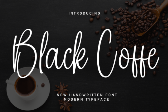 Black Coffe: The Modern Handwritten Font for Creative Crafters