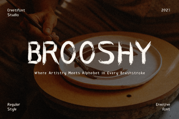 Brooshy: The Expressive Typeface That Elevates Handmade Branding