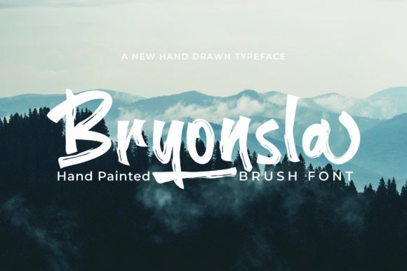 Bryonsla: A Timeless Handwritten Font for Creative Makers