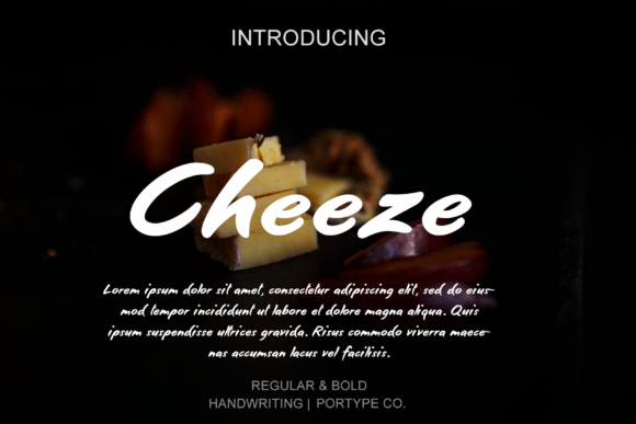 Cheeze Font for Branding Projects