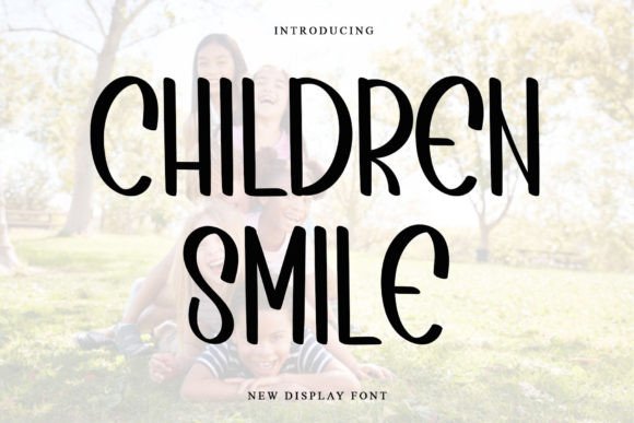 Children Smile: A Handwritten Font for Editorial Design