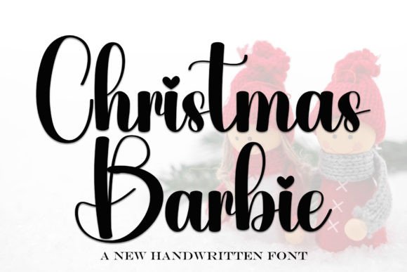 Christmas Barbie Font for Editorial Design