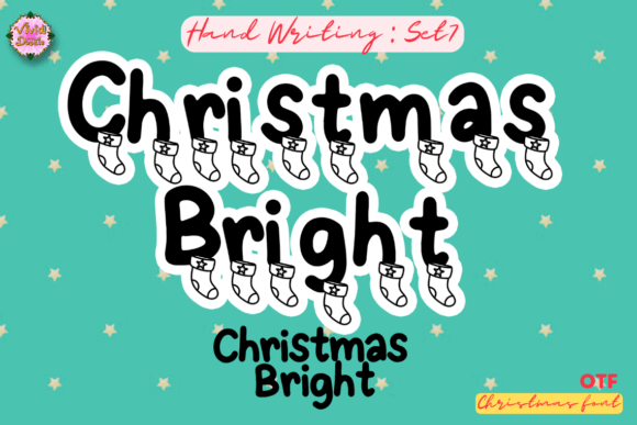 Christmas Bright 1: A Script Font for Festive Design