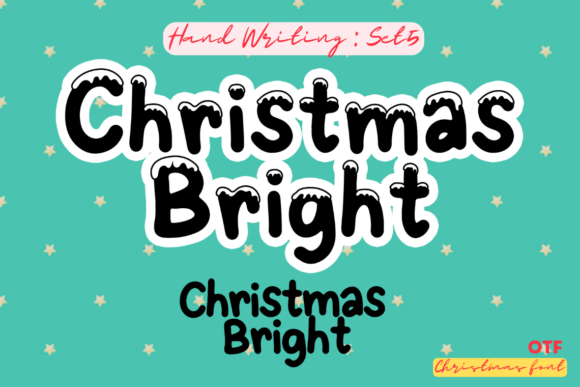 Christmas Bright 5: A Festive Font for Branding
