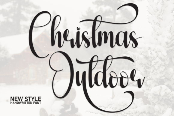 Christmas Outdoor Font Review for Design Projects