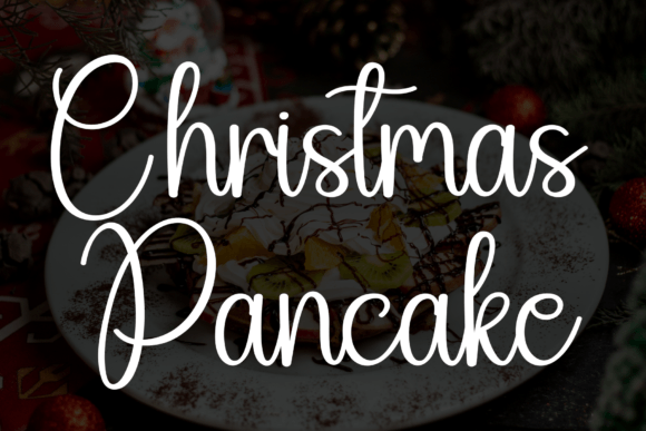 Christmas Pancake: The Handwritten Typeface for Festive Web Design