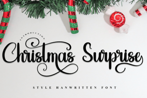 Christmas Surprise: A Handwritten Typeface for Elegant Brand Identity