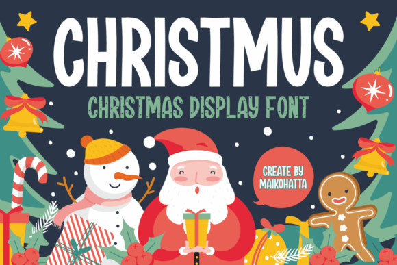 Christmus: A Script Font for Festive Branding