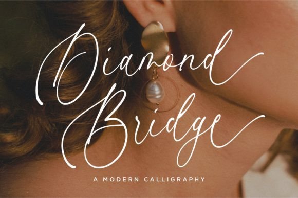 Diamond Bridge: A Modern Calligraphy Font for Impactful Campaigns