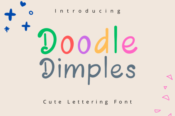 Doodle Dimples: The Playful Typeface for Warm Editorial Design