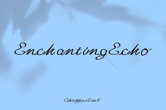 Enchanting Echo: The Premium Font That Elevates Campaign Visuals