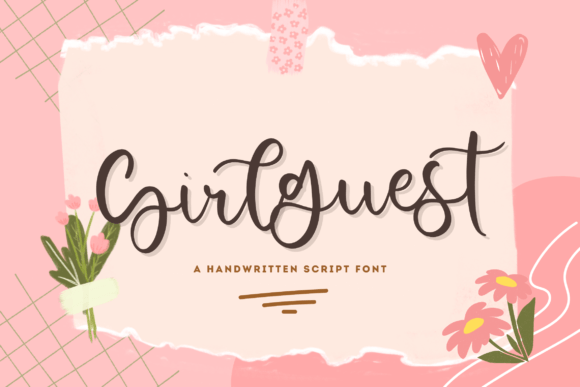 Girlguest: The Handwritten Typeface That Elevates Small Business Branding