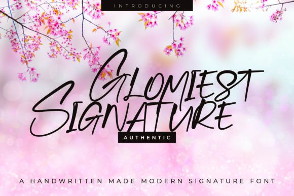 Glomiest: A Script Font for Bold Branding and Creative Projects