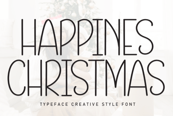 Happines Christmas: A Premium Display Font for Festive Campaigns