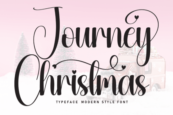 Journey Christmas Font for Branding and Design