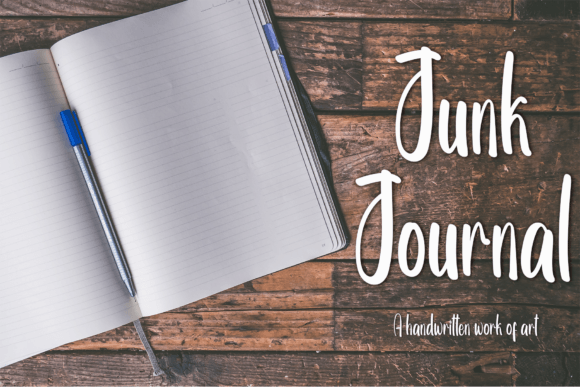 Junk Journal: The Handwritten Typeface for Authentic Small Business Branding