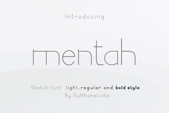 Mentah Sans Serif Font for Handmade Creations