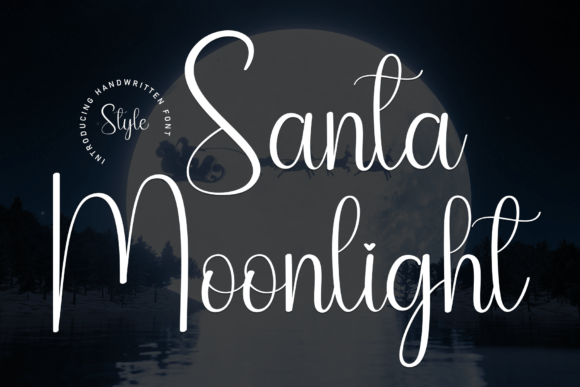 Santa Moonlight: A Sweet Handwritten Font for Branding Projects
