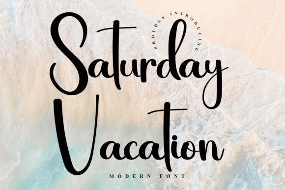 Saturday Vacation: The Perfect Handwritten Font for Brand Identity