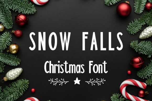 Snow Falls: A Sweet Handwritten Typeface for Modern Branding