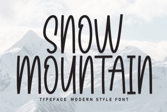 Snow Mountain: The Sweet Typeface That Elevates Small Business Branding