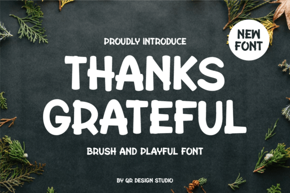 Thanks Grateful: The Perfect Handwritten Typeface for Your Craft Shop