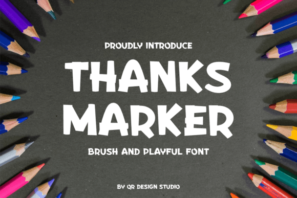 Thanks Marker: A Handwritten Typeface for Authentic Brand Identity