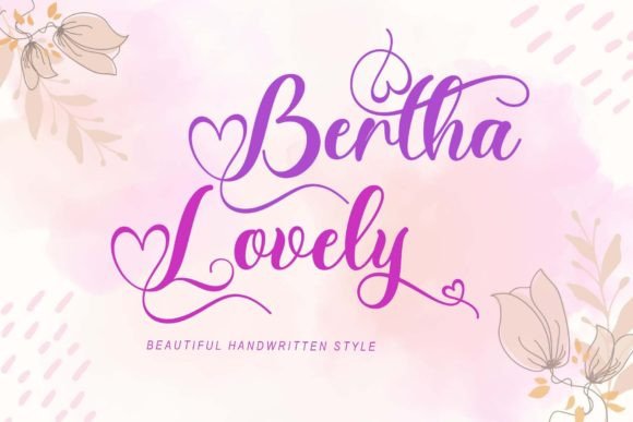 Why Bertha Lovely Is the Perfect Handwritten Font for Editorial Design