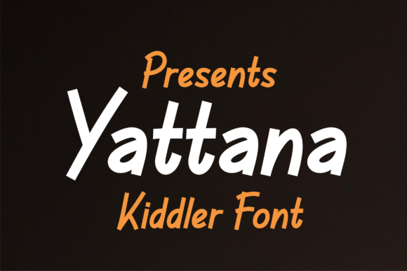Yattana Kiddler: The Bold Handwritten Typeface for Your Next Craft Project